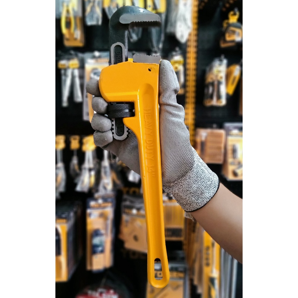 Tolsen Heavy Duty Pipe Wrench / Liyabe Tubo (10", 12" or 14") Shopee