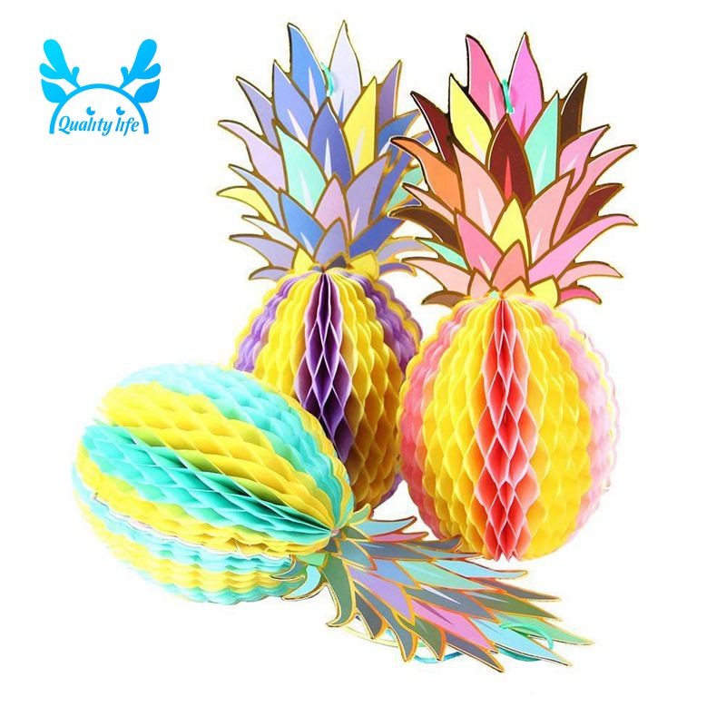 Paper Honeycomb Balls Table Centerpiece Summer Beach Tropical