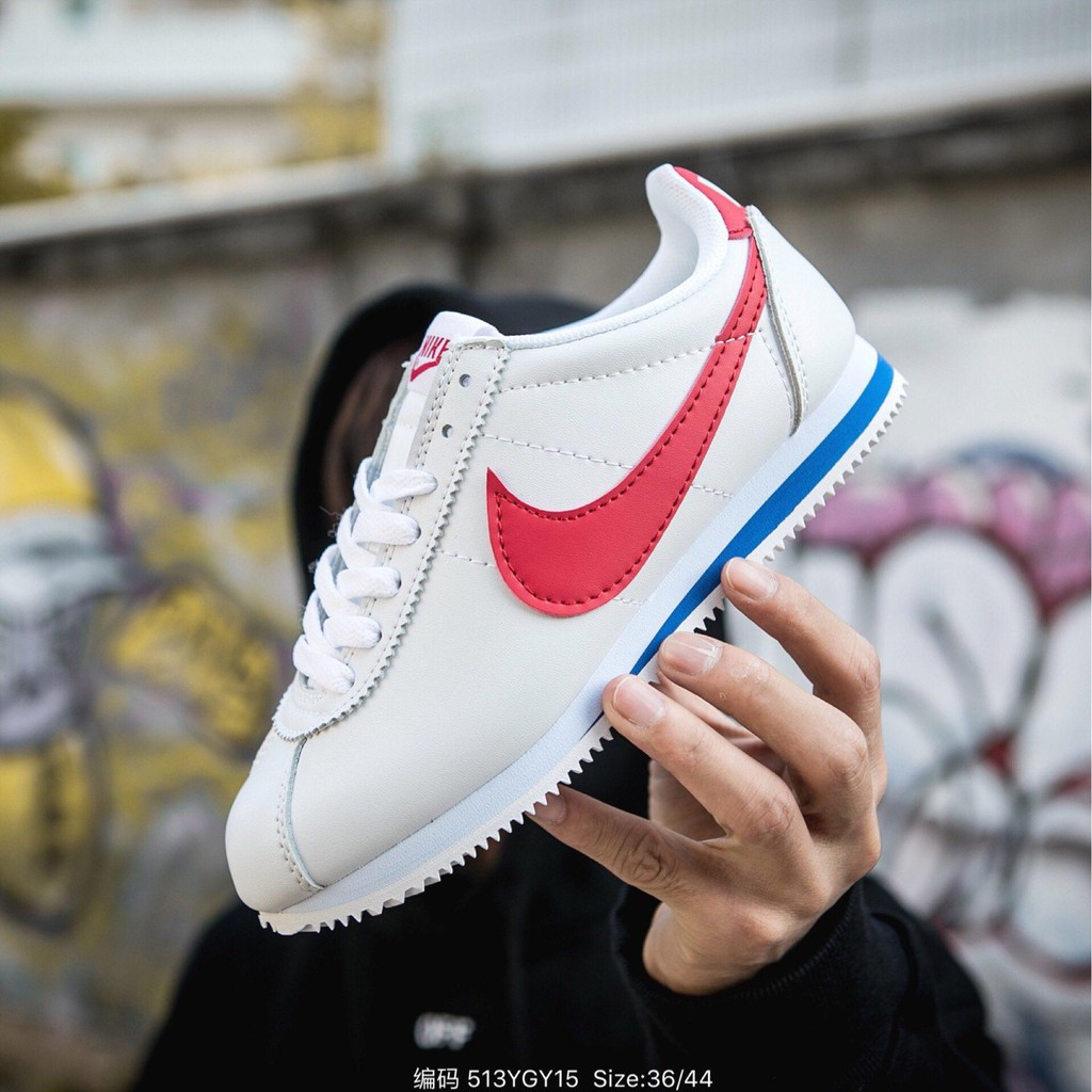 nike cortez dark red