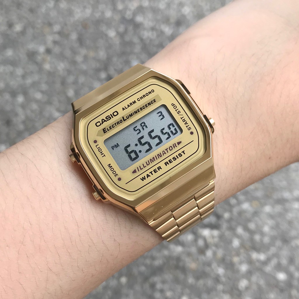 casio a168w rose gold