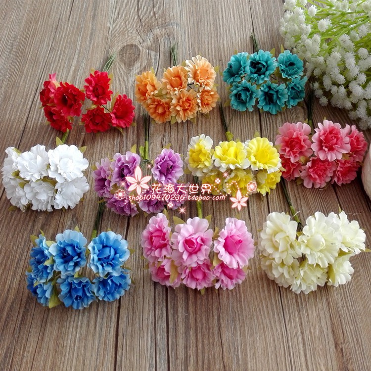 silk flowers wedding hair accessories