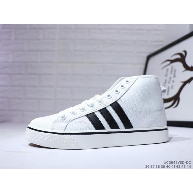 Adidas Clover Nizza Lo White And Black Middle Casual Shoe Shopee Philippines