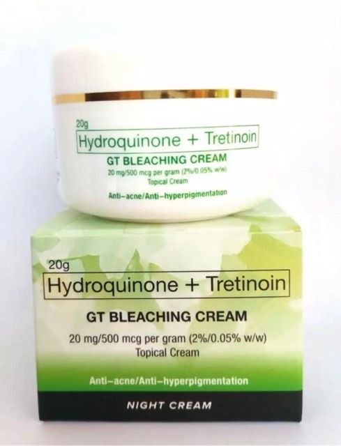 Gt Bleaching Cream Hydroquinone Tretinoin Shopee Philippines