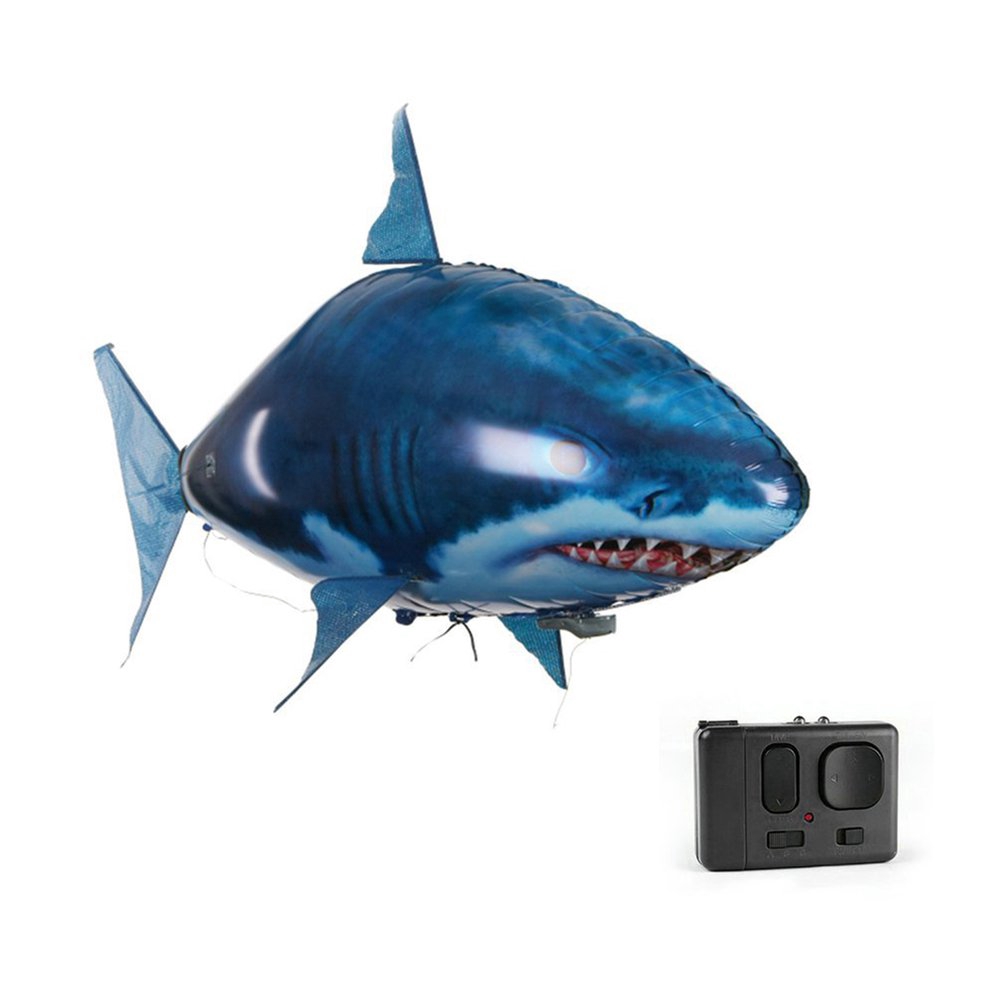 flying inflatable shark