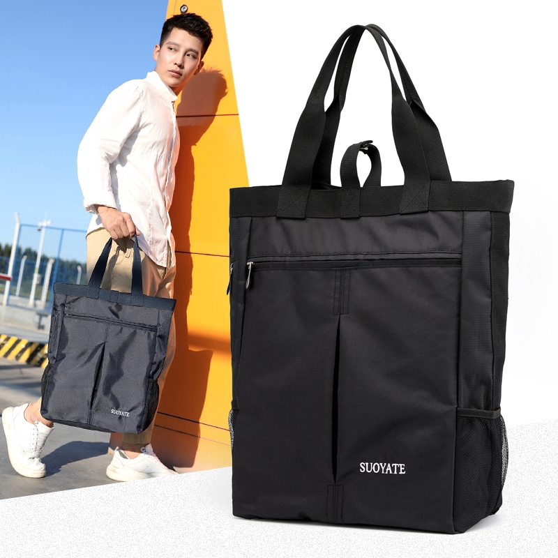 On Sale Nylon Boys Waterproof Big Capacity Men Shoulder Bag Tote Bag Briefcase for Men Birthday Gift