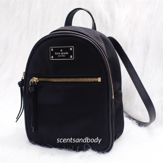 black kate spade backpack