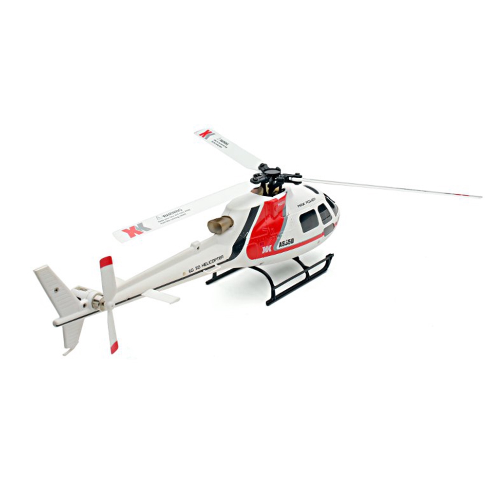 XK K123 6CH Brushless 3D6G System AS350 Scale RC Helicopter Compatible with  FUTAB-A S-FHSS 4PCS 3.7V | Shopee Philippines