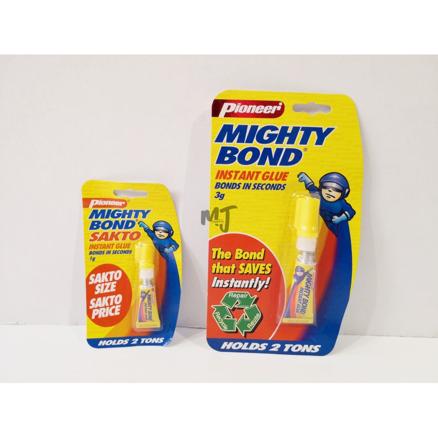 ORIGINAL Pioneer Mighty Bond Instant Glue 1g and 3g Shopee Philippines