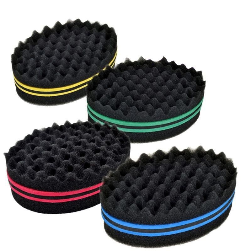 Sd Wave Barber Hair Brush Sponge For Dreads Locs Twist Curl Coil