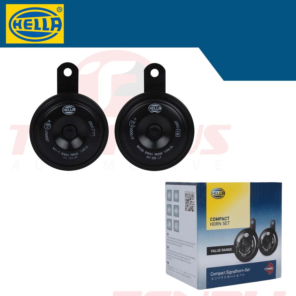 HELLA Compact Horn Set 12V Shopee Philippines