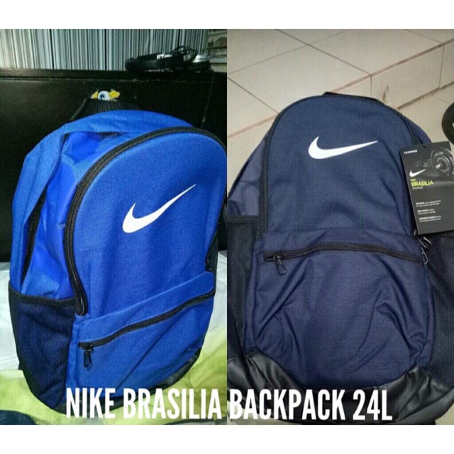 nike brasilia backpack blue