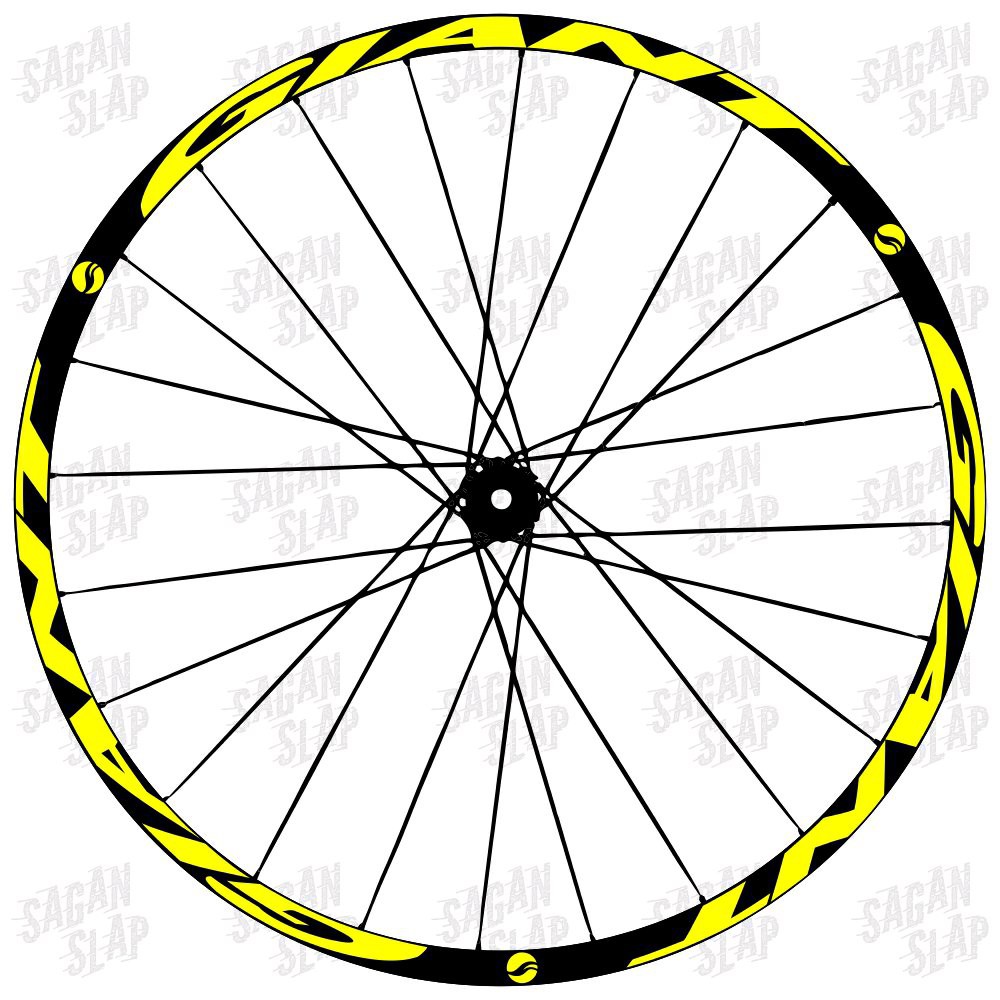 yellow mtb rims