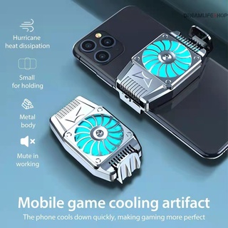 Phone Gaming Cooler Portable Mobile Phone Radiator Cooling Fan for 4 inches to 6.7 inches Phone