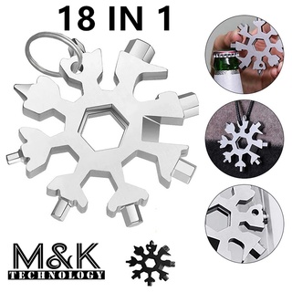 Original Snowflake Multi Tool Snow Flake 18 in 1 Steel Shape Flat Cross Household Hand Tool