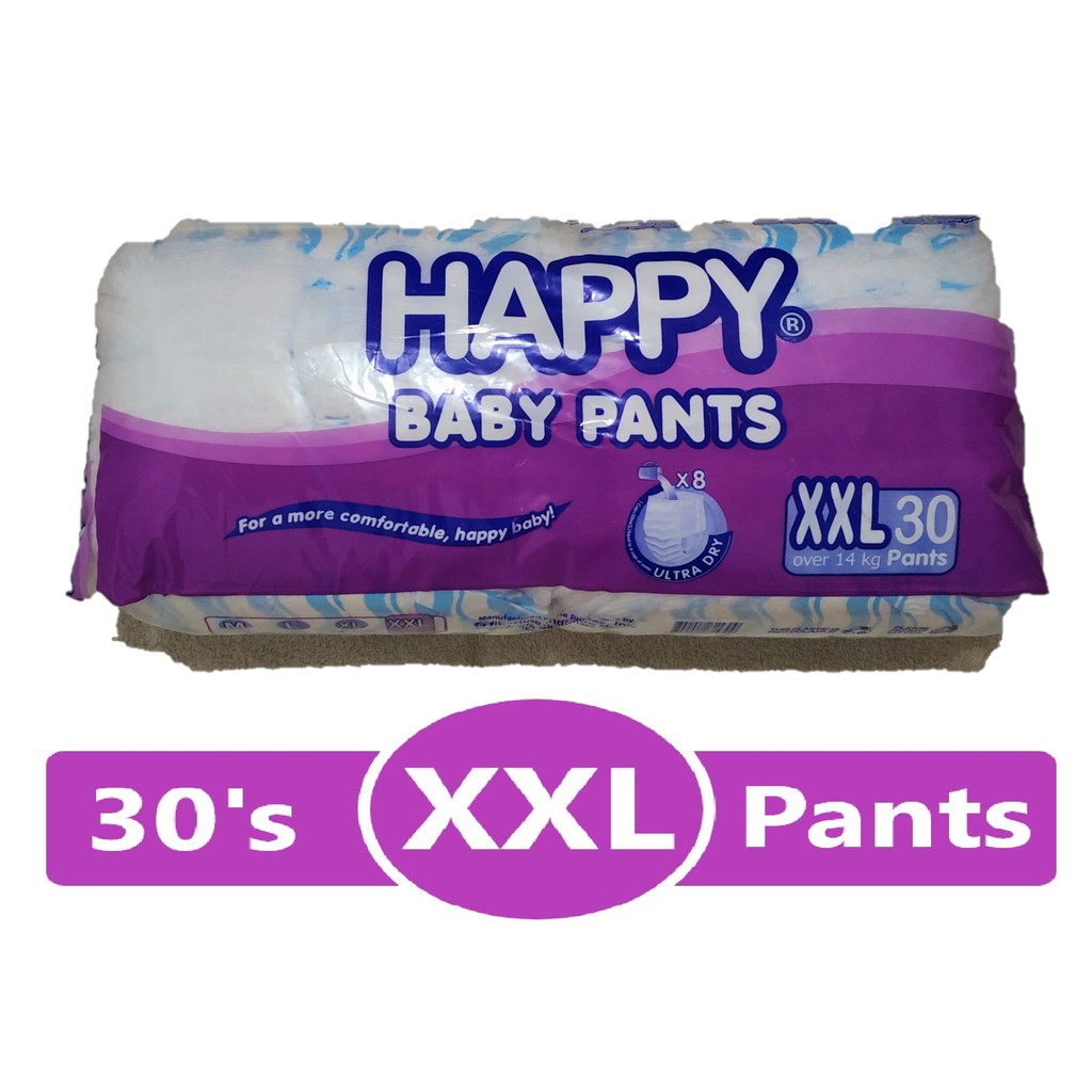 Happy Baby Pants Diaper (XXL) 30's Shopee Philippines