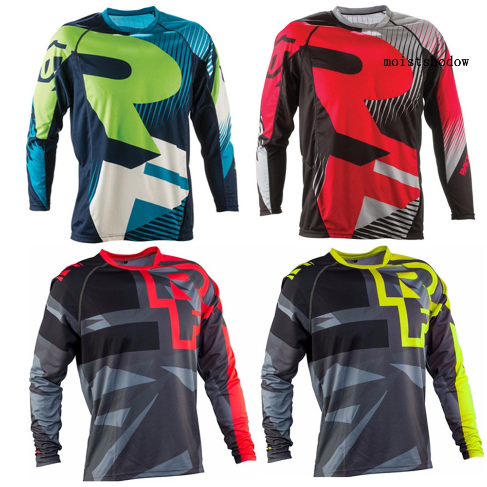 MISD_Outdoor Motorcycle Motocross MTB Bike Cycling Jersey Unisex Long ...