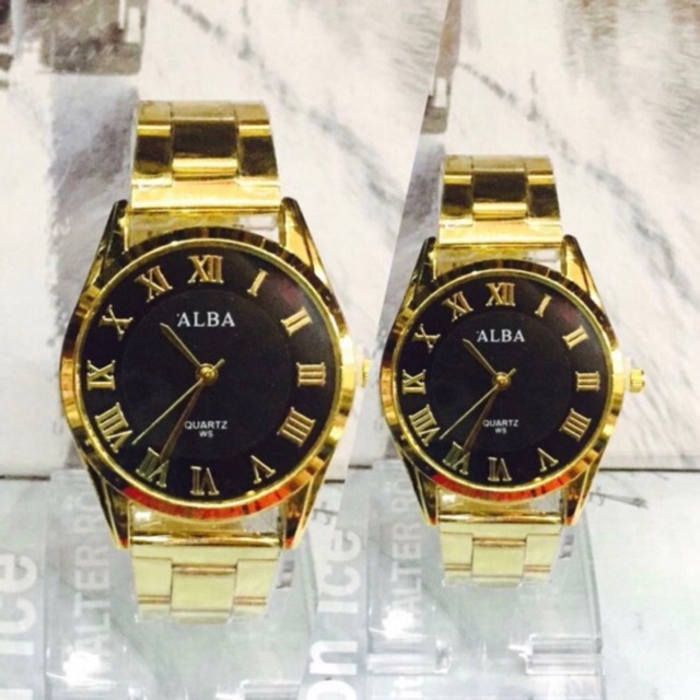 Alba couple watch with free metal 