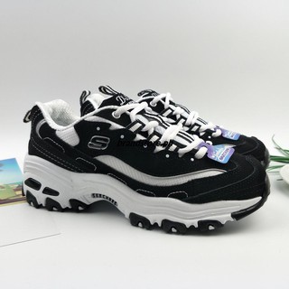 skechers black and white