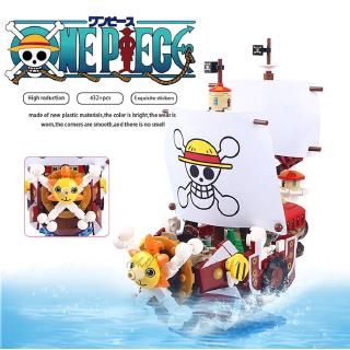 1099pcs One Piece Kuja Pirate Ship With Luffy Boa Hancock 7 Minifigures ToysGift 