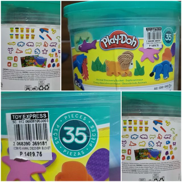 play doh animal discovery bucket