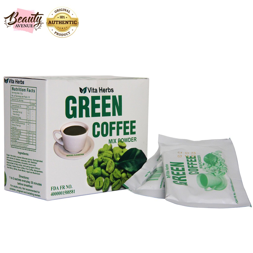 GREEN COFFEE VITA HERBS (Authentic) Shopee Philippines