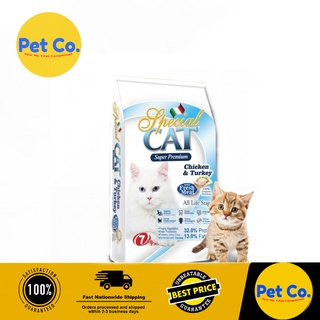 （Hot）Special Cat Super PREMIUM Chicken and Turkey [Cat and Kitten] Dry Cat Food Top Choice [FAST DEL