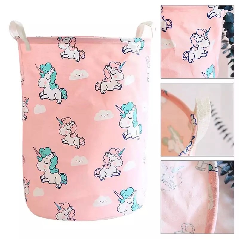 unicorn kawaii hamper / organizer pastel pink Shopee Philippines