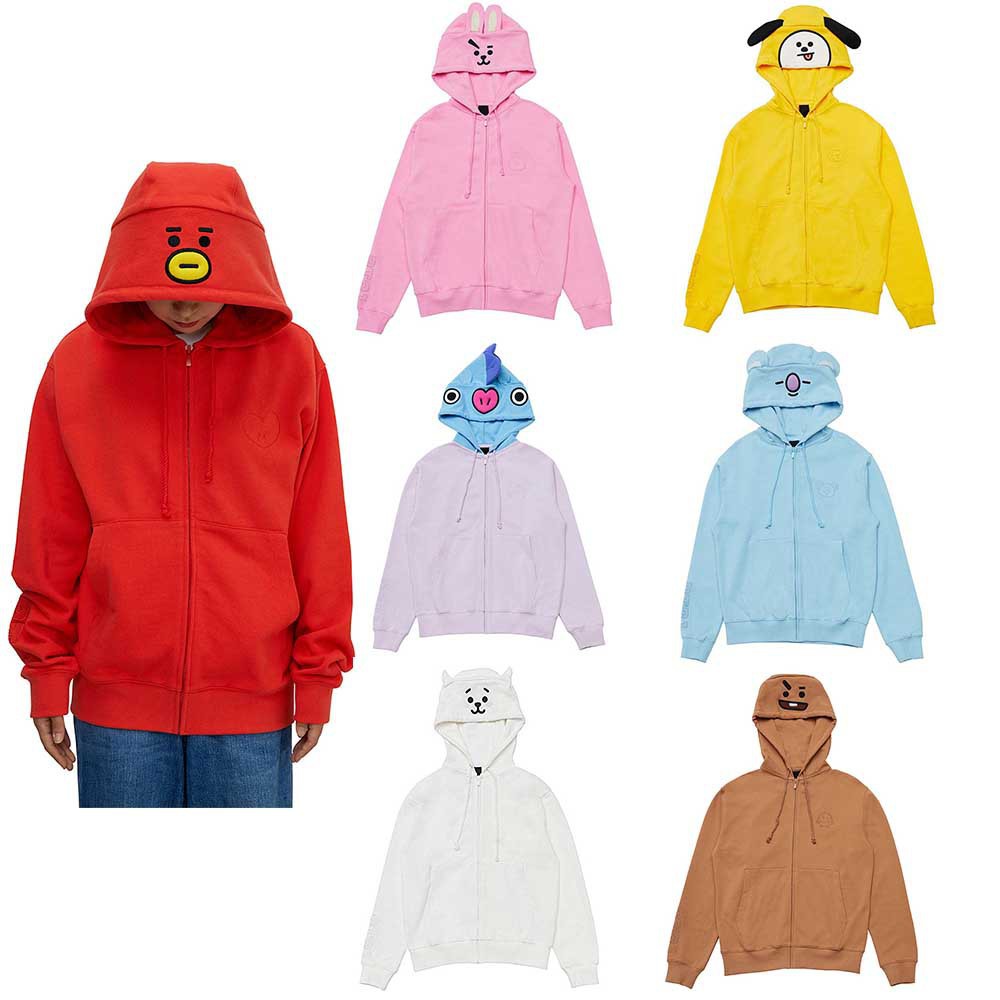 bt21 official hoodie