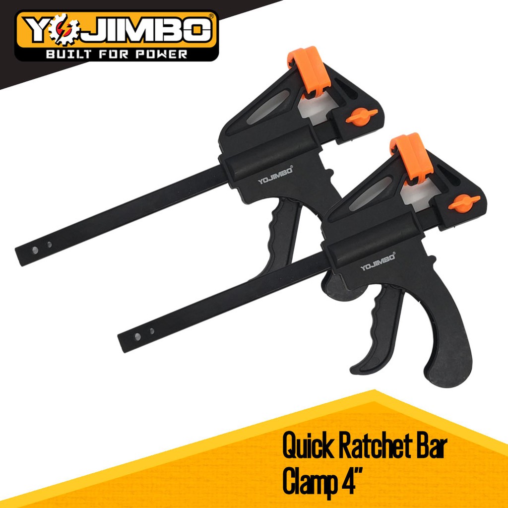 Quick Ratchet Bar Clamp 4" ( Set of 2 pcs) Shopee Philippines