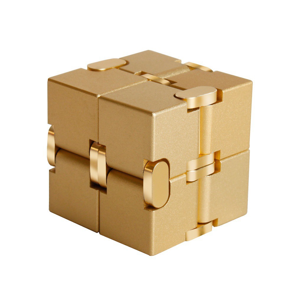 gold fidget cube