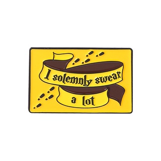 Ready Stock Quick Shipping Free Anti-Exposure Brooch Harry Potter Merchandise Metal Badge Pin Buckle Creative Unique #9