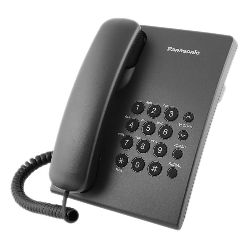 Panasonic KXTS500MXBD Single Line Corded Phone (Black) is rated the