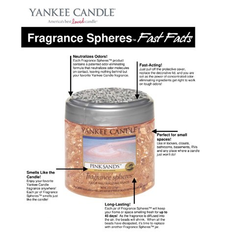 sphere parfumée yankee candle