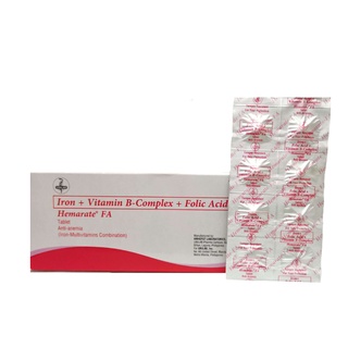 HEMARATE FA x 10 tablets (Prevention and Treatment of Iron-deficiency ...