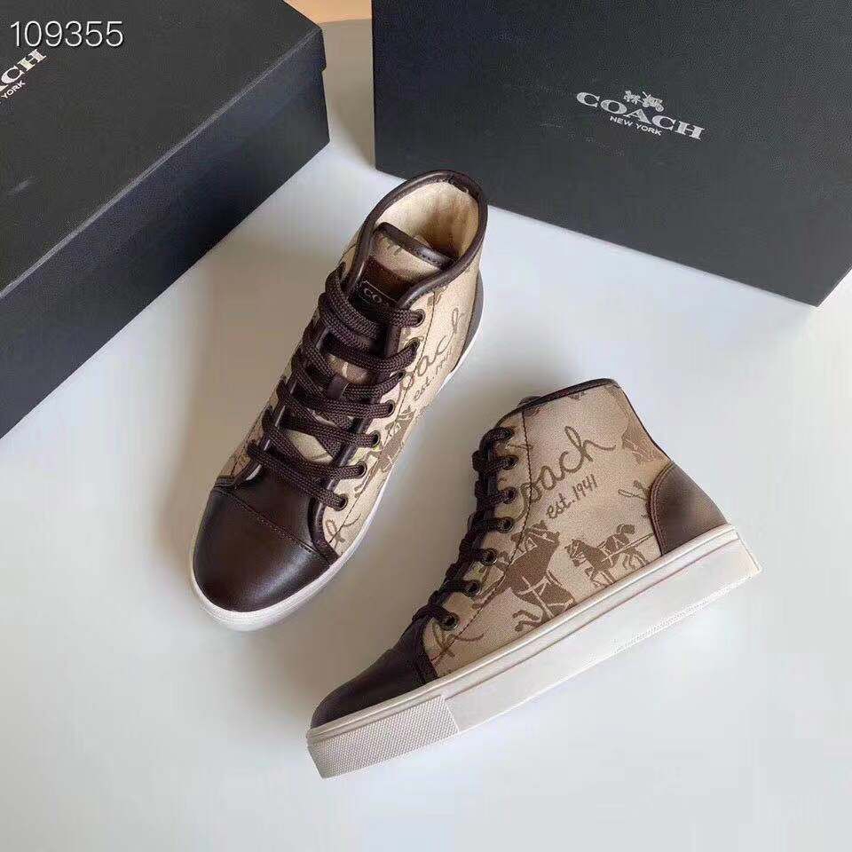 coach canvas sneakers