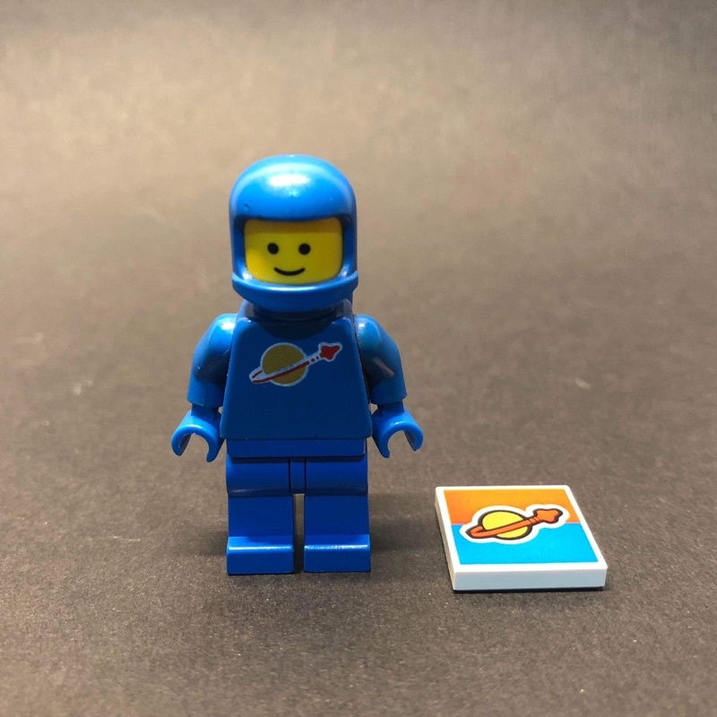 LEGO Blue Classic Spaceman Minifigure | Shopee Philippines