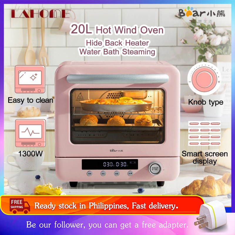 LAHOME Bear 20L DKXD20A1 Electric Oven for baking pink oven baking