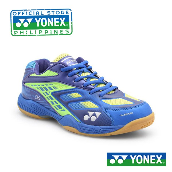 blue and green shoes