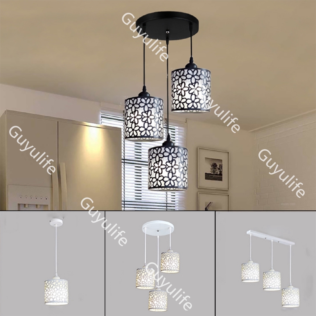 Guyulife Modern Flower Petal Ceiling Light Led Pendant Lamp Dining