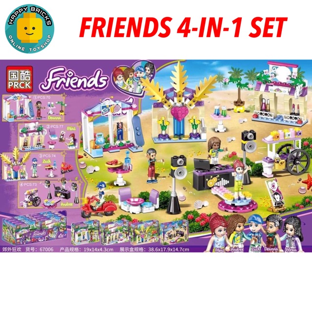 Brick Toys Friends Prck 67006 Pack Of 4 Shopee Philippines - my pet brick mia roblox