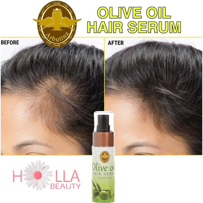 ORIGINAL ARBUTINA OLIVE OIL HAIR SERUM DIRECT FROM THAILAND! | Shopee ...