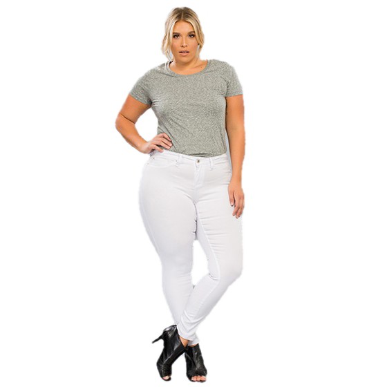 white skinny leggings