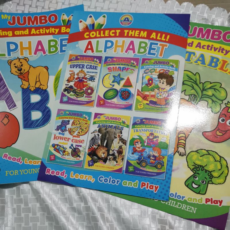 Download Jumbo Coloring Book And Activity Books Shopee Philippines