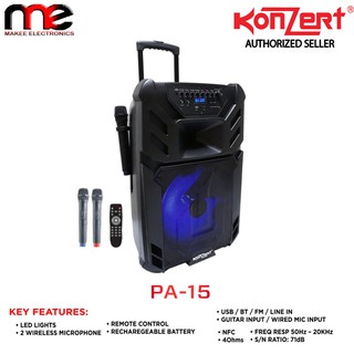 konzert trolley speaker pa 15