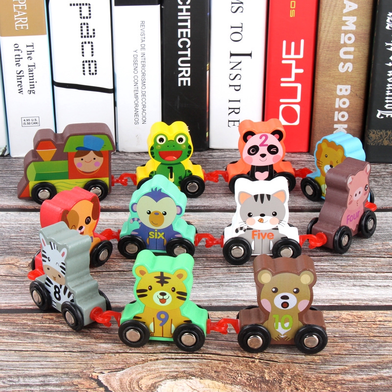 animal train toy