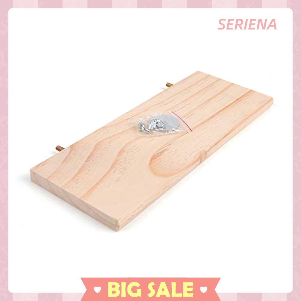 Wooden Stand Platform Pet Parrot Hamster Perches Paw Grinding Springboard #8