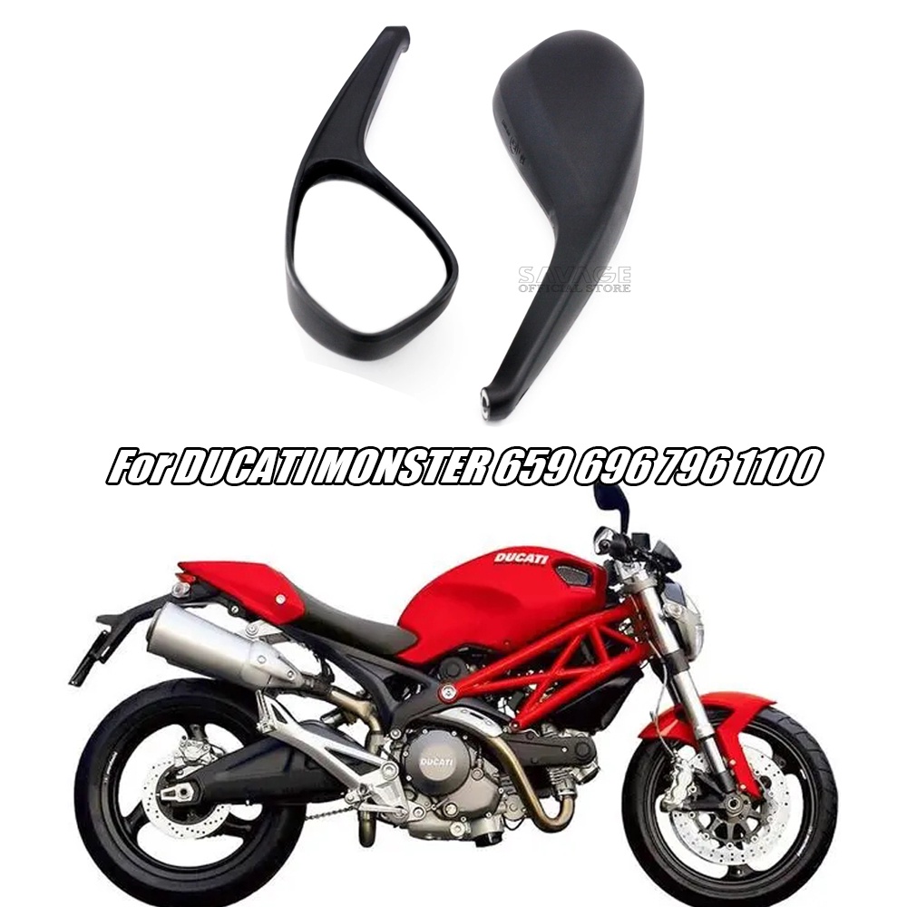 Rearview Side Mirrors For DUCATI MONSTER 659 696 796 1100/S/EVO