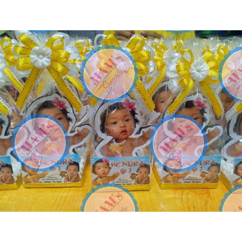 christening souvenir MOANA CUSTOMIZED SOUVENIR ( photo standee souvenir