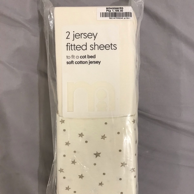 mothercare fitted sheets