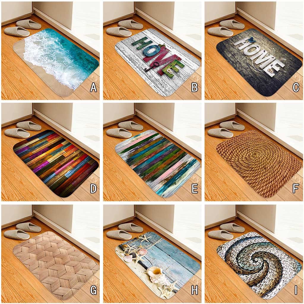 40x60 Cm Carpet Hallway Doormat Anti Slip Carpet Absorb Water